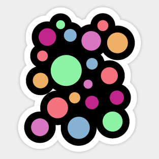 Colorful dots Sticker